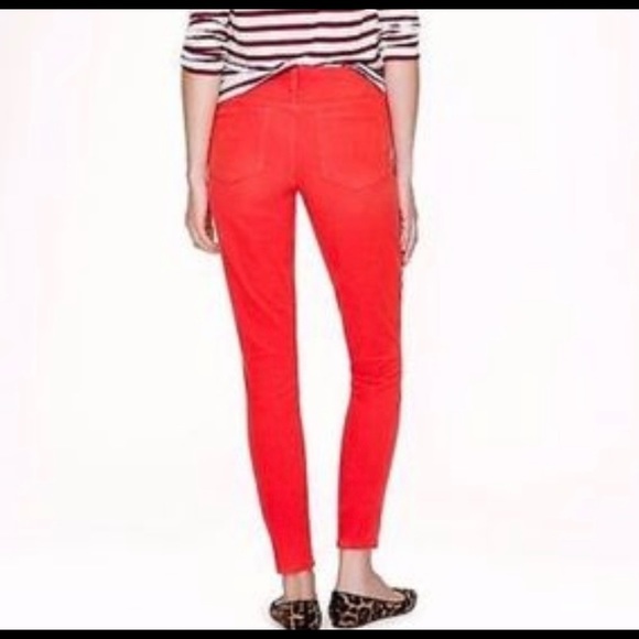J.Crew toothpick coral cords hip 28 - Picture 3 of 8